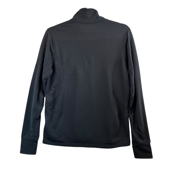 Nike Dri-Fit‎ L Black Long Sleeve Thumbhole Turtleneck Womens Base Layer - Picture 2 of 9